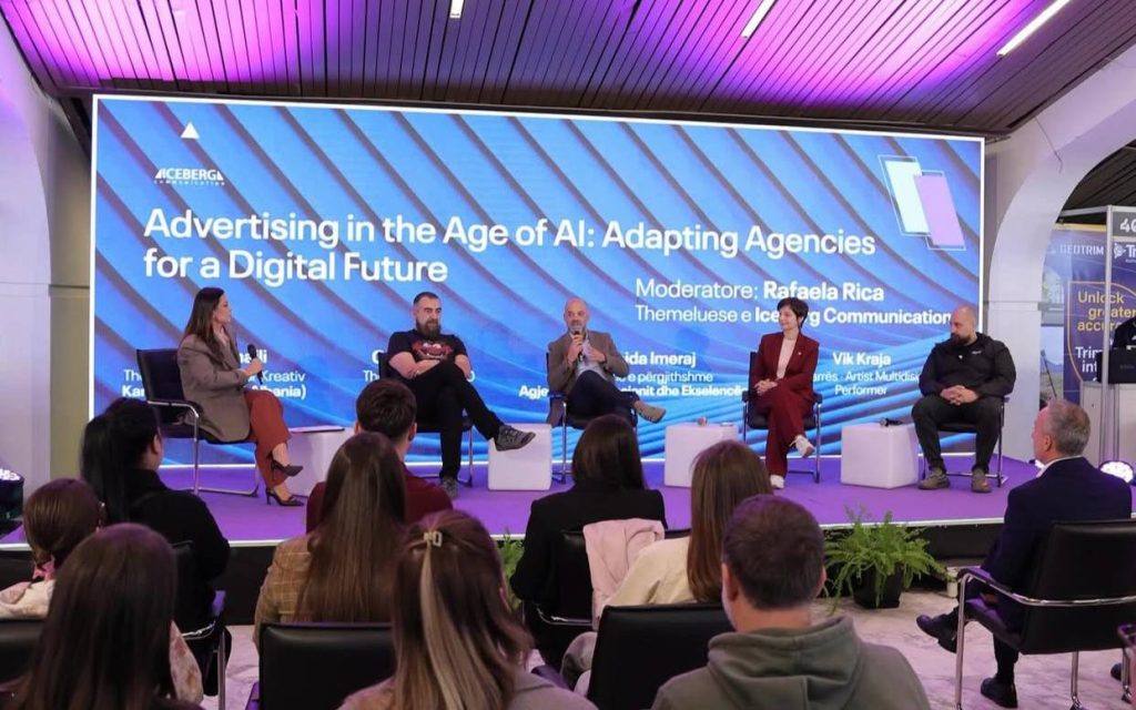 Diskutim në panel “Reklama në epokën e AI” në skenën e Future2Tech 2025